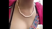 Girl shows her boobs