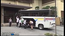 Japanese teacher wants fuck on the college bus