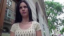 GERMAN SCOUT - 18yr OLD SMALL TEEN SEDUCE TO FUCK AT PUBLIC CASTING BY HUGE DICK STRANGER
