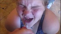 Cum Facials compilation on desperate horny teens huge loads hitting, mouth, up the nose, eyes and hair