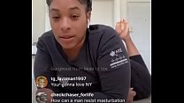 Instagram Model With Dirty Feet On IG LIVE