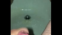 Cum shot in the shower naked masturbation