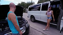 BUS - Lex Stroker Gets Tricked By Harlow Harrison & Toby Springs