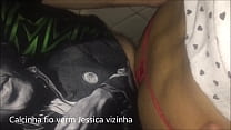 Cdzinha LimaSp Giving at the cinema with the neighbor Jessica's Red Thread Panties and La Blusinha 08032019