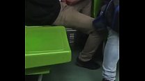 Jaqueta no metrô