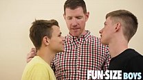FunSizeBoys - Two sexy petite boys examined by Dr. Wolfs huge raw cock