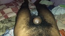 Hairy horny showing off body