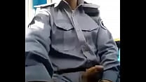 Police officer cum on cam