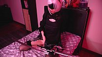 Nier Automata 2B cosplay - sexy de 18 años cosplayer anal & Ahegao