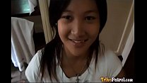 Very Asian Super Cute and innocent looking Pinay babe sucks and fucks like a pro ft. Irish