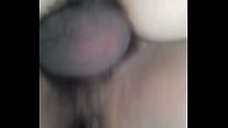 My girlfriend and I doing it anal