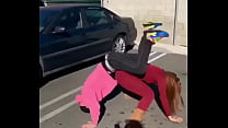twerking couple fuck culiando morra en la calle