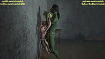 Sophitia Alexandra жестко трахнули орком-футанари в 3D монстр-порно