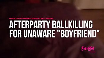 Euroslut Ball t .: Afterparty Ballkilling para un "novio" inconsciente [euroslut.club]