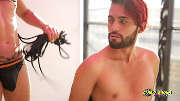 Sexy and Romantic. Camilo Brown Tied Up t. and Whipped By Masked Jock