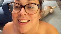 Surprise Video - Big Tit Nerd MILF Wife Fucks with a Blowjob and Cumshot Homemade 5 min