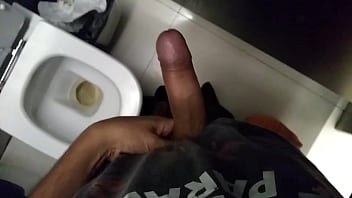 I give a fucking dick in the bathroom