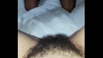 Fucking my girlfriend's hairy pussy