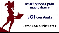 JOI IN SPANISCH. Akane befiehlt dir, wie du masturbieren sollst. Besondere Herausforderung