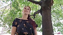 GERMAN SCOUT - SHY REDHEAD NATURAL COLLEGE TEEN SEDUCE TO FUCK AT PICKUP CASTING