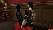 Batman baise Wonder Woman Anal après avoir vaincu les méchants du porno DC