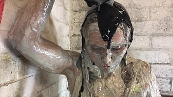 I'm gonna get SO MESSY for you! - Sweet Girl playing in Gunge and Clay. #OF Wamgirlx