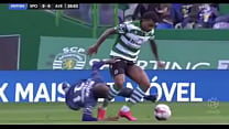 Wendel Sporting Club Portugal giocatore mostra il cazzo