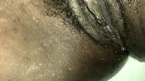 Black hairy pussy pissing