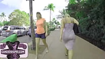 LOOSE SUPER JIGGLY BLONDE MILF SHAKES HER PHAT ASS WHEN SHE WALKS