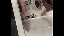 Hidden camera restroom straight guy pee and jerk off