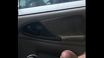 Bite publique flash dans la voiture