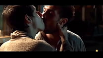 Carlos Guevas and Pablo Capuz gay kiss from Merli Sapere Aude | gaylavida.com