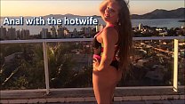 Anal with hotwife POV - complete in red