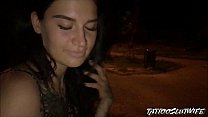 A stranger recognized me on the street and offered to do a blowjob. I agreed and swallowed his cum. TATTOOSLUTWIFE