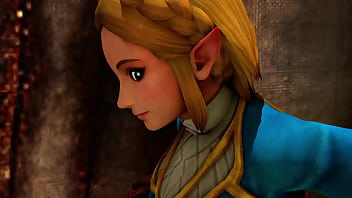 Zelda сидит на лице своей большой задницы на Linkle