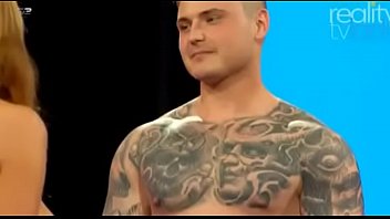 Hot naked participant in Danish show