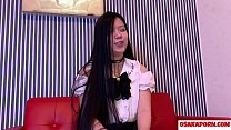 24 साल प्यारा शौकिया एशियाई सेक्स का साक्षात्कार प्राप्त है। युवा जापानी बकवास खिलौना के साथ हस्तमैथुन करता है। ऐलिस 1 OSAKAPORN