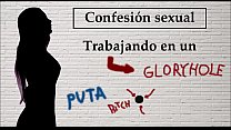 Audio spagnolo. Confessione sessuale: lavora in un gloryhole.