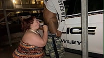 bbw dezzy saying fuck the police on the dick