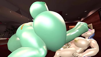MLP- Two futa balloon ponies inflate and pop each other (By Strangedesirex)