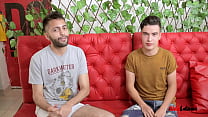 Gabriel's First Time Casting With Camilo Enjoying Some Good Head Big Cock And Big Loads - Wild Latinos