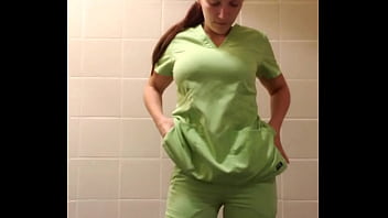 Cumming in my scrubs 2