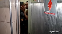 Police dyke caught in bathroom fucking with Leo ogre