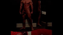 Straight muscle male Standing and Stroking. Com countdown