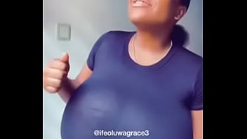IG grace bouncing her huge boobs