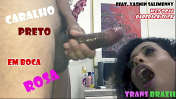 I WAS THE FIRST TO EAT IT HERE ON XVIDEOS! SCREW THIS!! With Yasmin Salimenni | Bareback | Hardcore | No Cuts in RED | Subscribe to TRANSEXBRAZIL.com