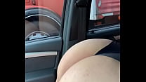 BBW teases trucker in front of cuckold, Big Ass, hot chubby