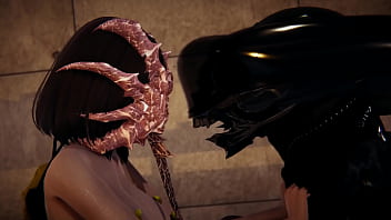 Alien - Chica follada por un xenomorfo - Porno 3D