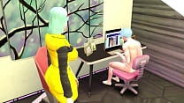 Bulma Stepmother and Wife Epi 1 Finds his Stepson Masturbating while watching porn and gives him classes and Teaches him how to have Sex takes away his Virginity Dragon Ball Porn