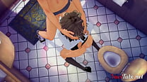 Fate FGO Fate Grand Order Yaoi Hentai 3D - Sieg faz um boquete em Shirou e ele goza na boca - Gay Anime Porn